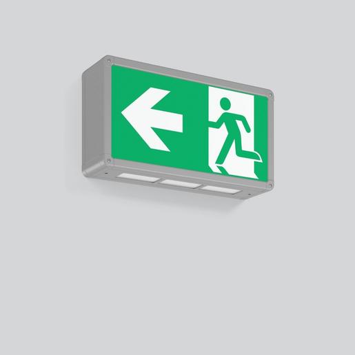 671061.004 RECHTECK, 5,8 W, aluminium Wandleuchten,