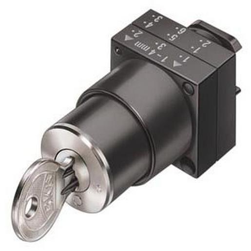 3SB3000-5DD11 Schlüsselschalter BKS, 22mm, rund Kunsts