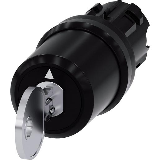 3SU1000-5BP01-0AA0 Schlüsselschalter Siemens, 22mm, rund, K