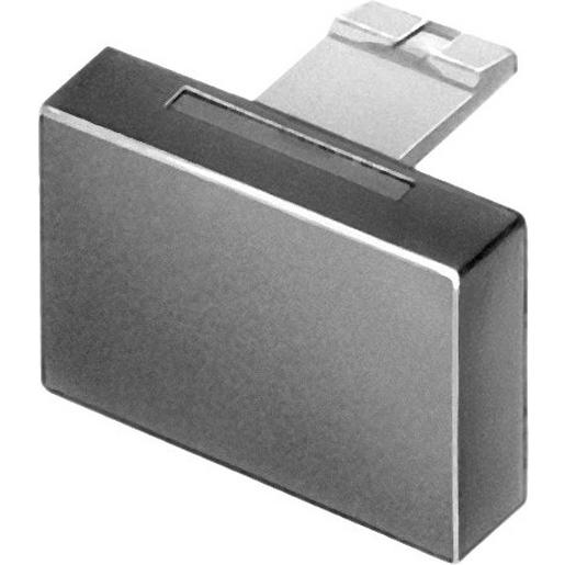 01-982.7 Druckhaube farblos/klar flach 12.8x18.8