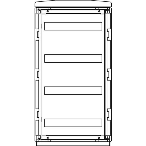 IVX-A-4 IVFX-A-4GF (72TE) Installationsverteiler