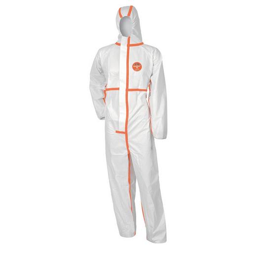 145030 Overall weiss / orange. Größe XXL