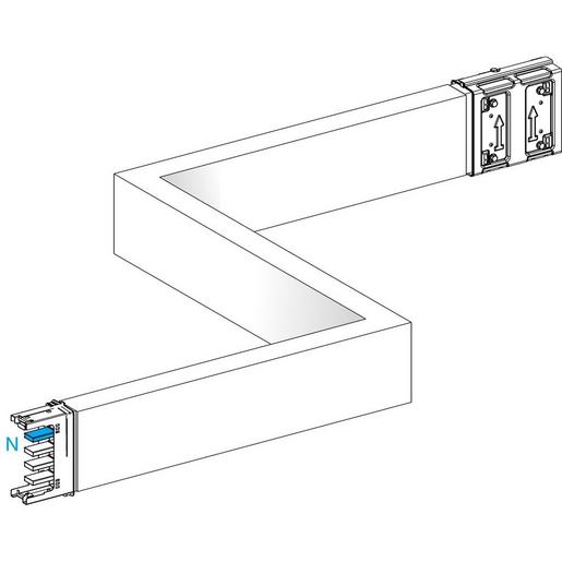 KSA250DZCG43A KSA Z-Element, 250A, hochkant, links-rec