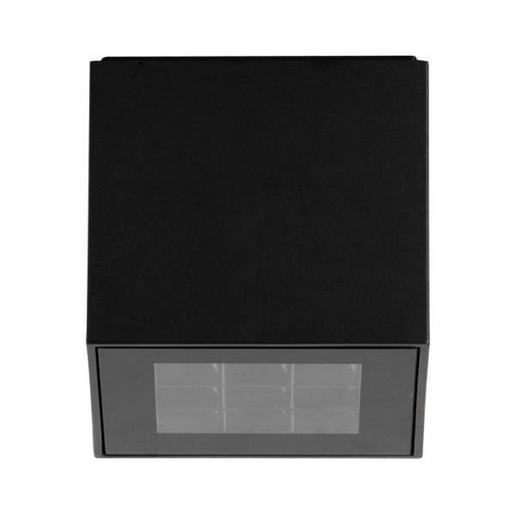 60116103 LED-Anbauleuchte, quadratisch, strukturg