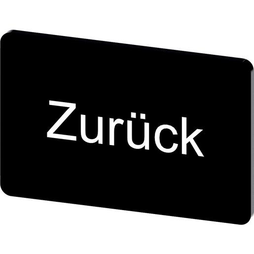 3SU1900-0AD16-0AG0 Bezeichnungsschild 17,5x27mm, Schild sch