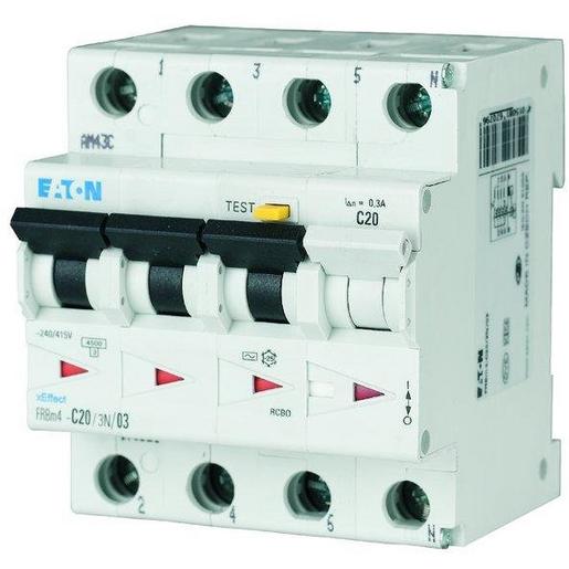 FRBM4-C25/3N/03-A FI/LS Kombination, 25 A, 300 mA, LS-Char
