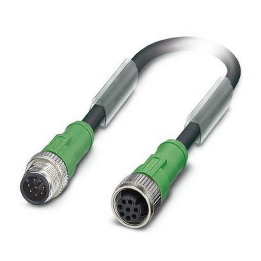 SAC-8P-M12MS/ 3,0-PVC/M12FS Sensor-/Aktor-Kabel