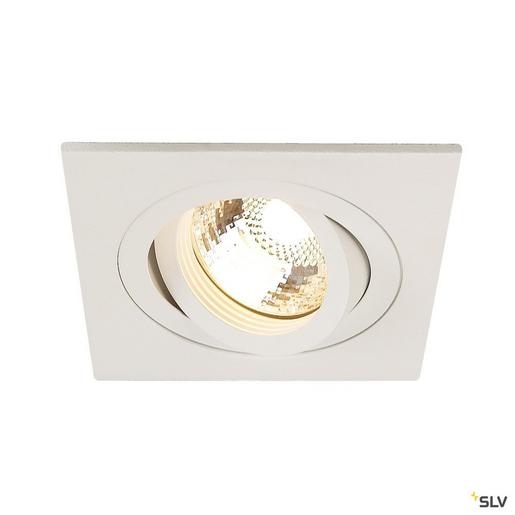 NEW TRIA 78 I LS QPAR51 DL weiß eckig NEW TRIA 78, Einbauleuchte, einflammig,