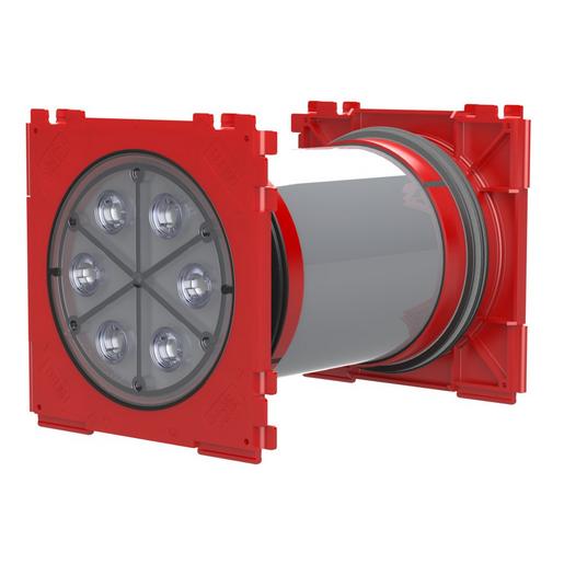 HSI150 1x1 K2/300 Doppel-Dichtpackung zum Einbetonieren