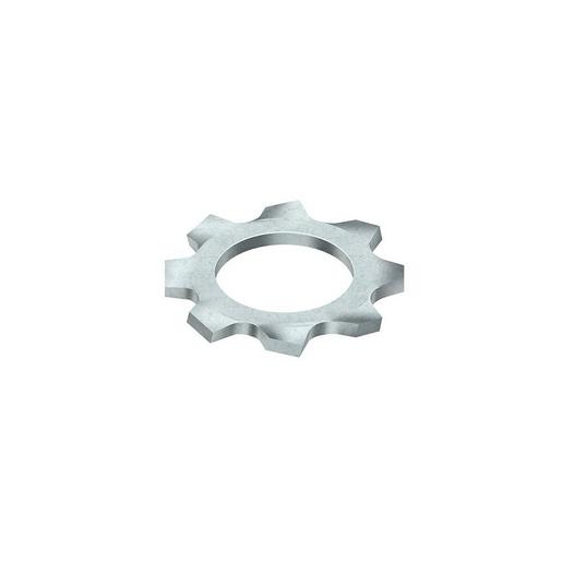 ZS M5 Zahnscheibe, M5, DIN 6797, Stahl, galvan