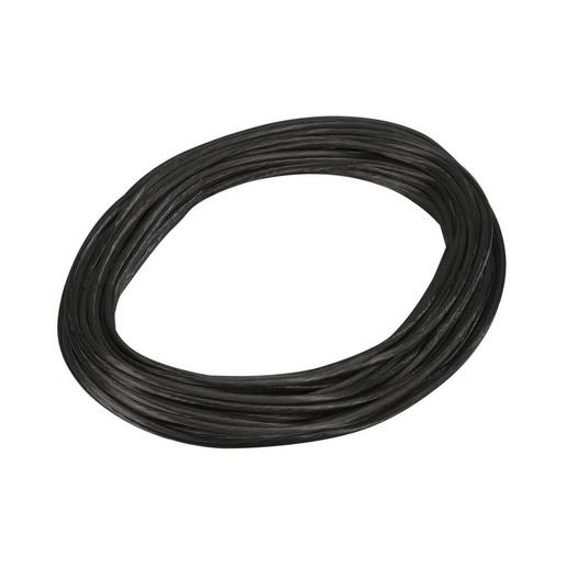 TENSEO Seil 6mm² 20m schwarz NIEDERVOLT-SEIL, für TENSEO Niedervolt-S