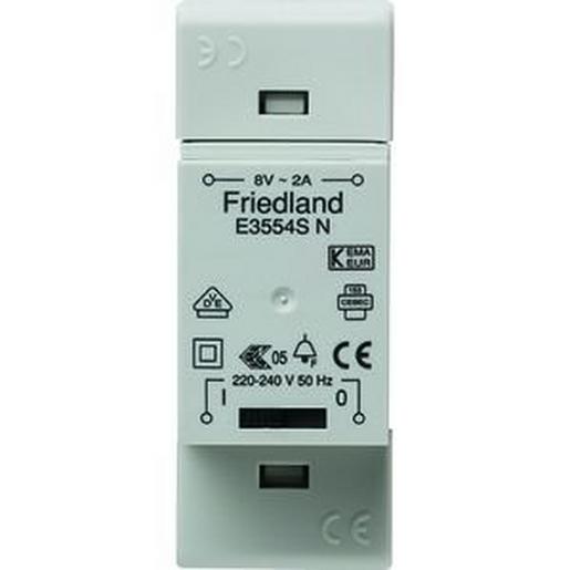 E3554SN Klingeltransformator VDE 8 V 2 A mit Ein