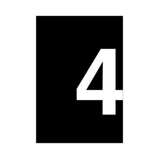 84TQ18 Tastenplatte 18, schwarz, 4