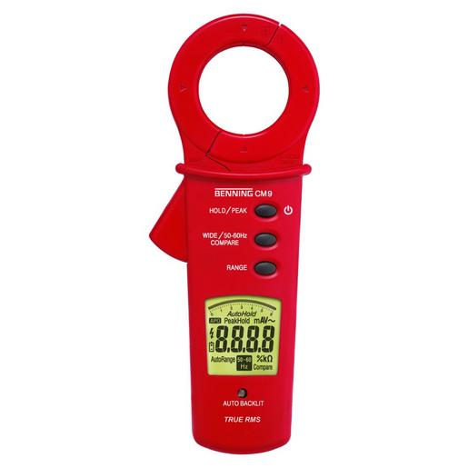 CM 9 True RMS Leckstromzange. 1 µA - 100 A AC