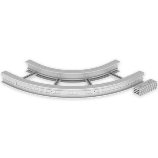 67527-04 Unex Flachbogen 90° 135x500 R600 aus U23