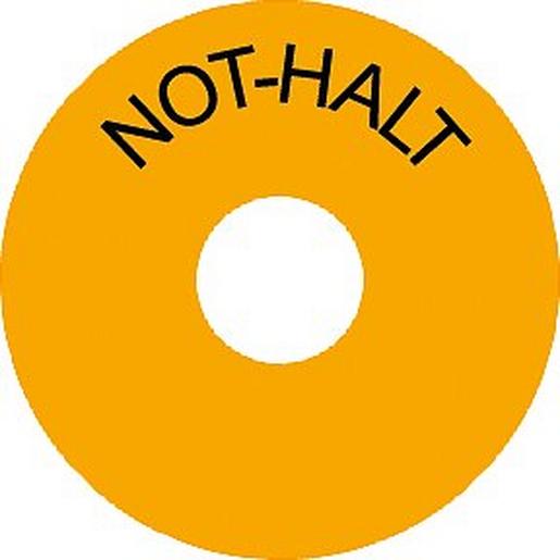 3SB2908-2AG Unterlegschild, gelb, selbstklebend, Auf