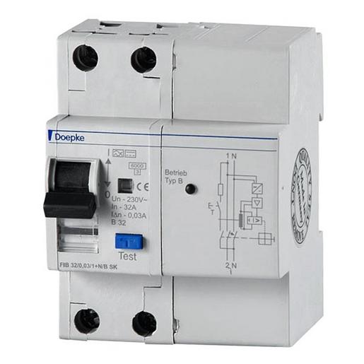 FIB 16/0,03/1+N-B SK Doepke FI-/LS-Kombination 1p+N, 16 A, 0.