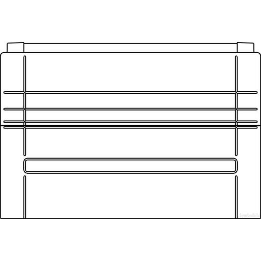 1411.1 Sockelverlängerung SV5 500/320 RAL 7035