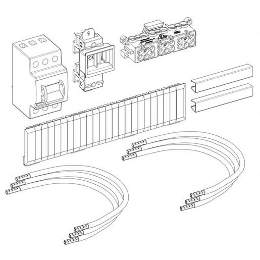 ZAZ16E ZAZ16E Ausrüstsatz 3pol. 16 mm² EEG Über