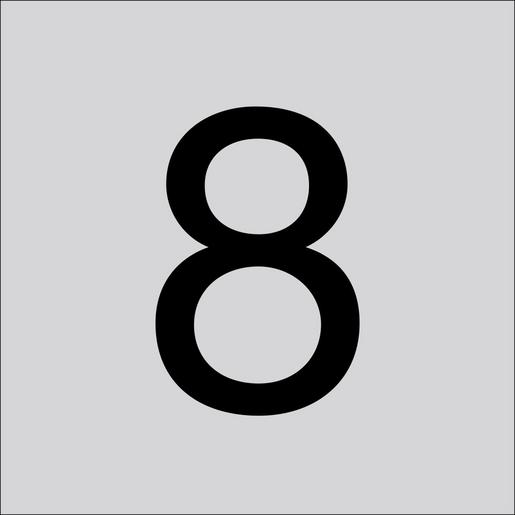 99221.013.8 Folienziffer H 60 mm, Ziffer 8