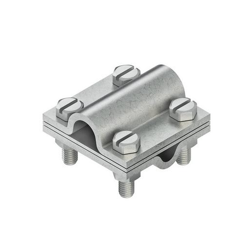 27/816 Kreuz-Verbinder 60x60x4 mm mit Klemmplat