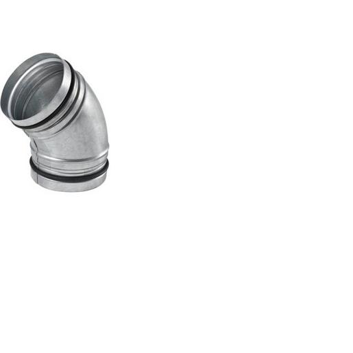 LWF B 100 - 45 Bogen, DN 100, 45 Grad, Stahlblech verzi