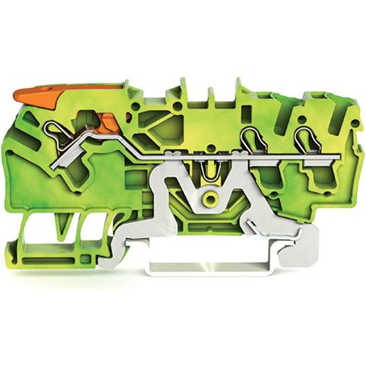 2102-1307 3-Leiter-Schutzleiterklemmemit Hebel un