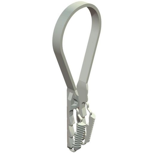 1973 3-13 LGR BKS-Klemmschelle 3-13mm Polyamid lichtgr