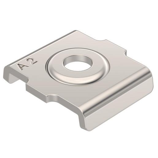 GKB 34 A2 Klemmstück für Gitterrinne Edelstahl, ro