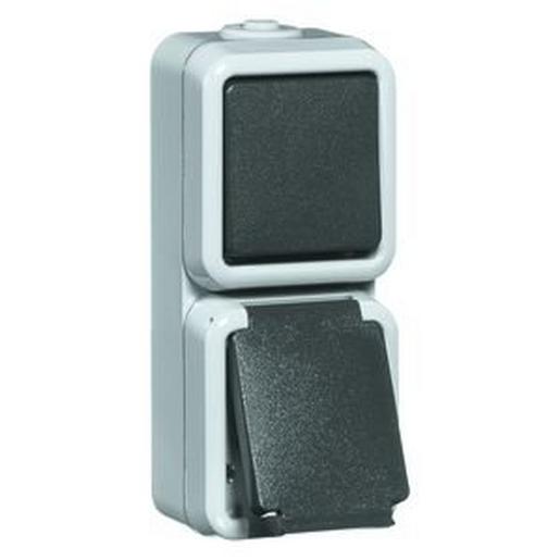 D 6666 WAB Kombination Wechselschalter undSteckdose