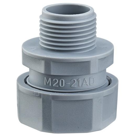 USK-M, AD14-M12 Kunststoffverschraubung gerade, Polyprop