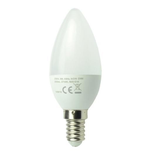 35571 LED-Kerzenlampe 37x108mm, E14 85-265VAC/