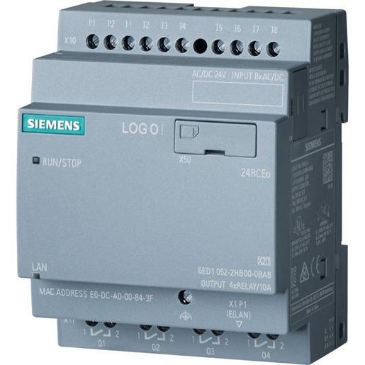 6ED1052-2HB08-0BA2 LOGO! 24RCEO, 8DE/4DA, 400 Blöcke