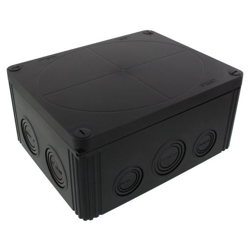 COMBI 1610/3 BK Abzweigkasten 16mm², mit Klemmen, schwar