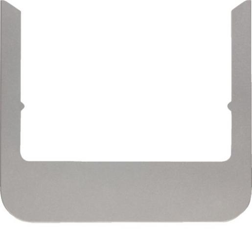 13192104 Designrahmen rund Edelstahl mattiert