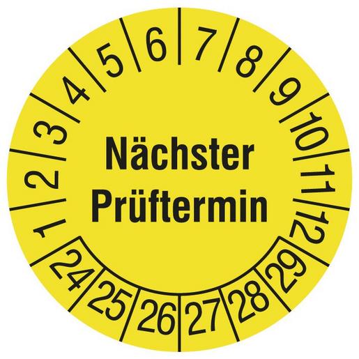 182769 Prüfplakette Nächster Prüftermin 24, 202