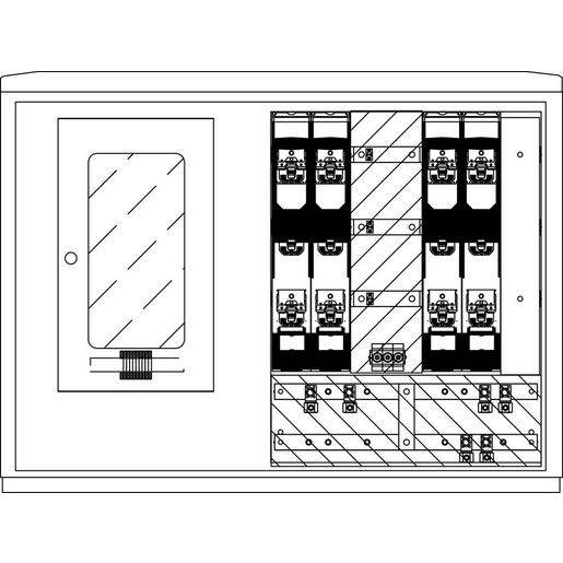 WS834.W1.N2212 WS A850-3 W1 400A 2W2 ZWS Westfalen Wese