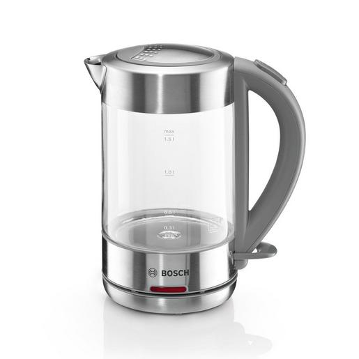 TWK7090B Wasserkocher 2.200W. 1,7 Liter Glas/Edel