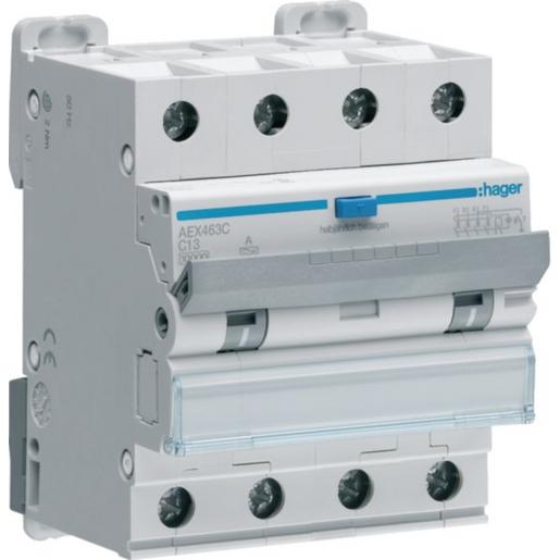 AEX463C FI-LS 4P 10kA C-13A 100mA A