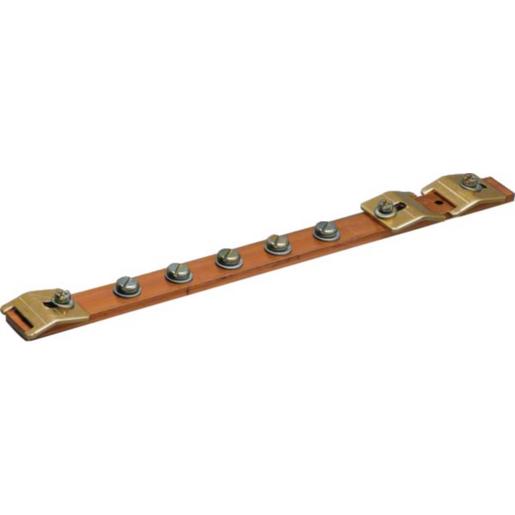 UZ010 Erdungsschiene,universN,Cu20x5mm,1feldig