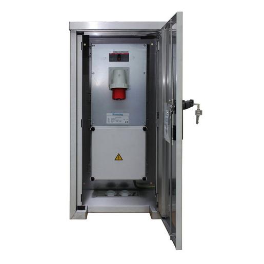 8AP48032 Aufputzverteiler aus Edelstahl mit Netzu