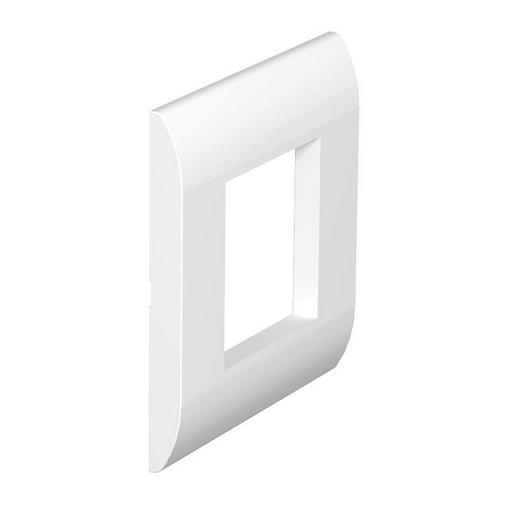 S990-AF1 RW Abdeckrahmen Modul 45, 1fach 86x86mm Pol