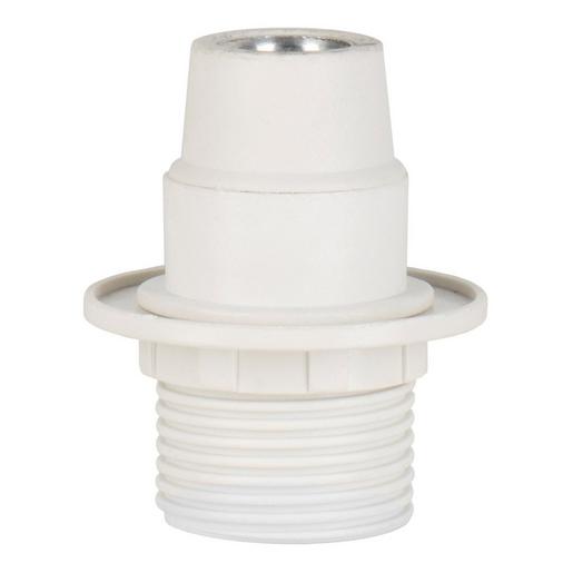 141115 Fassung E14 TP Teilgewinde + Ring Weiß