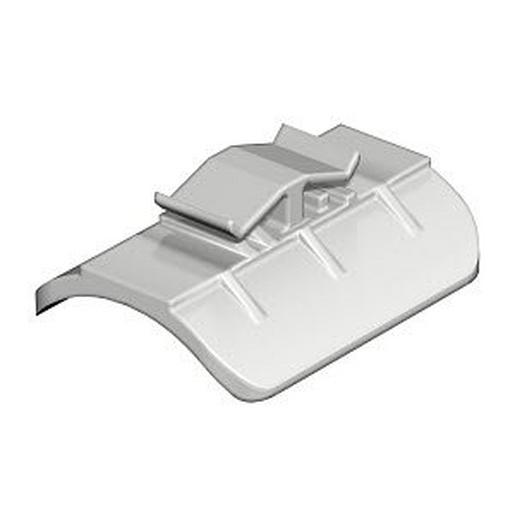 2058 34 LGR Gegenwanne 28-34mm, PP, lichtgrau, RAL 7