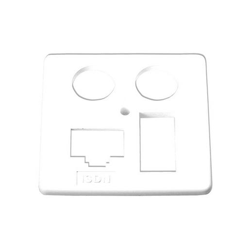HAXHSE-G0401-C026 Zentralplatte EK6 ISDN/TAE (50x50mm) rw