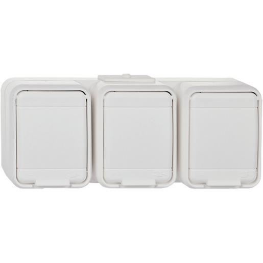 445804 Steckdose 3fach 16A waagerecht AquaTop S