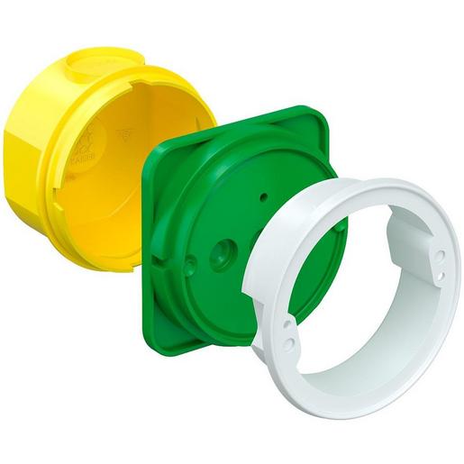 1275-40 Betonbau Gerätedose CEE 16A, mit Dichtri