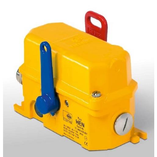 2S2OE Seilzugnotschalter, Entriegelung am Gerä