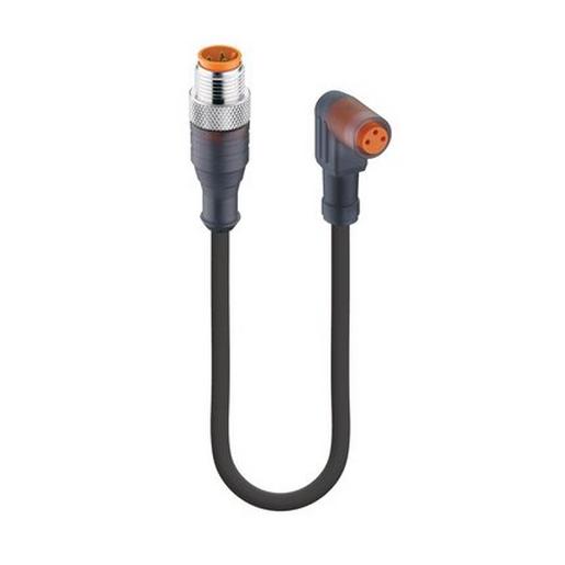 RST 3-RKMW/LED A 3-224/0,3 M Cordsets, Sensor-Sensor, M12-M8, M8-M12