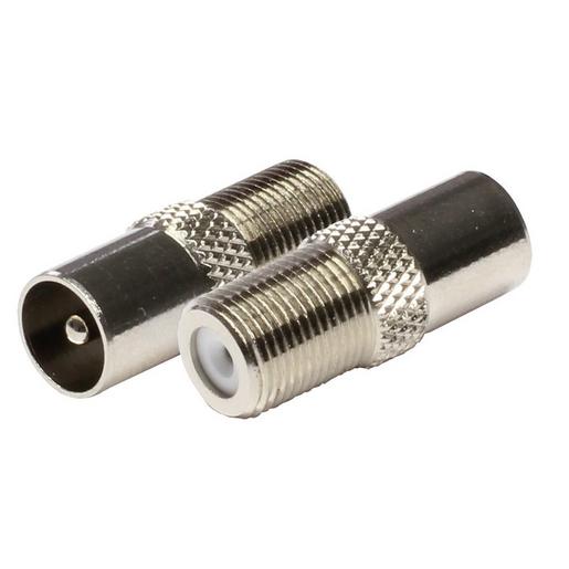 FAI 01 Adapter F-Buchse auf IEC-Stecker